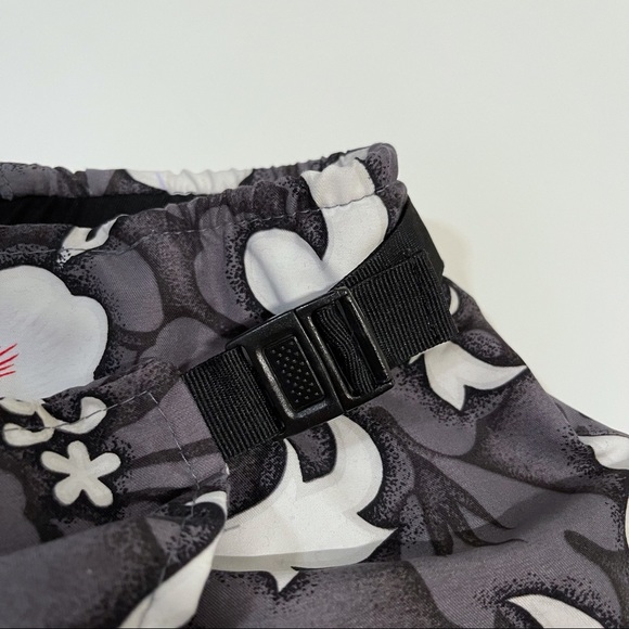 Terry Precision Cycling skort, gray floral print - Picture 4 of 11